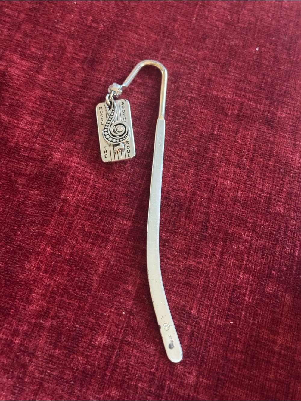 Brighton Expressions Music Soothes The Soul Note BookMark